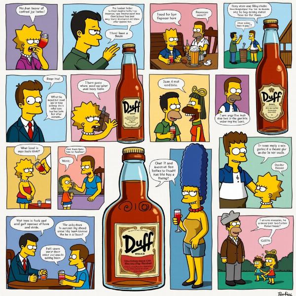 Die Simpsons und Alkohol Namen