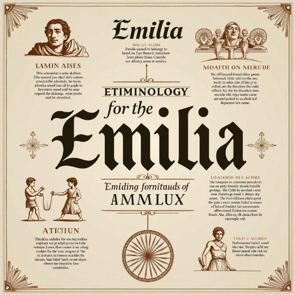 Ý nghĩa tên Emilia - Nguồn gốc