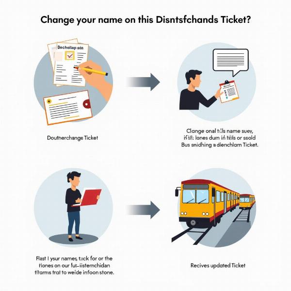 Quy trình đổi tên trên vé Deutschland Ticket