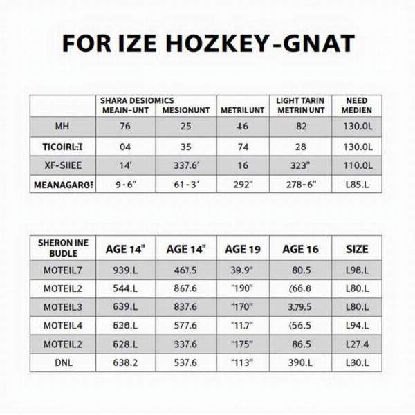 Eishockey Trikot Kinder Größentabelle