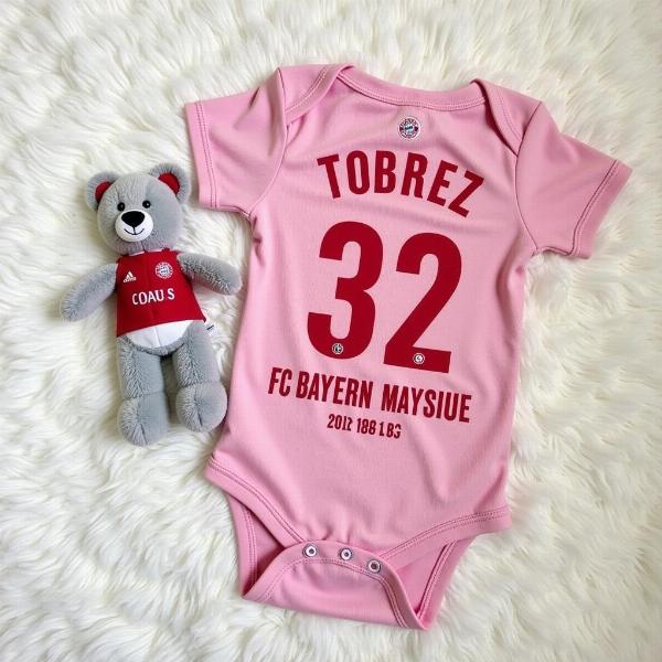 FC Bayern Trikot Baby mit Geburtstag