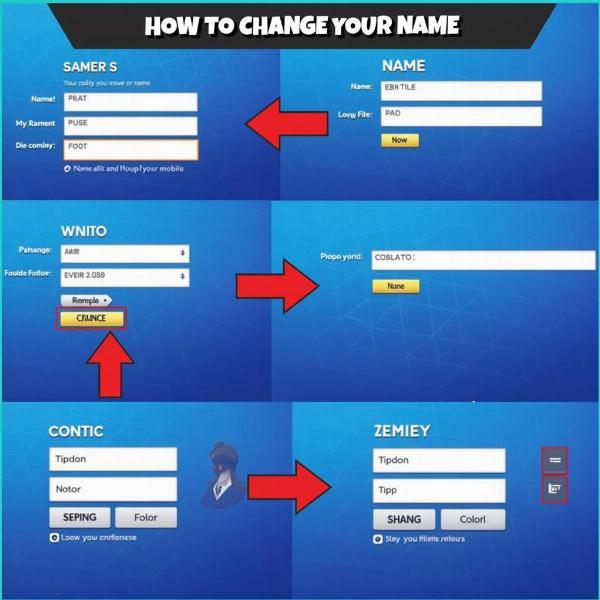 Fortnite Namen ändern Prozess