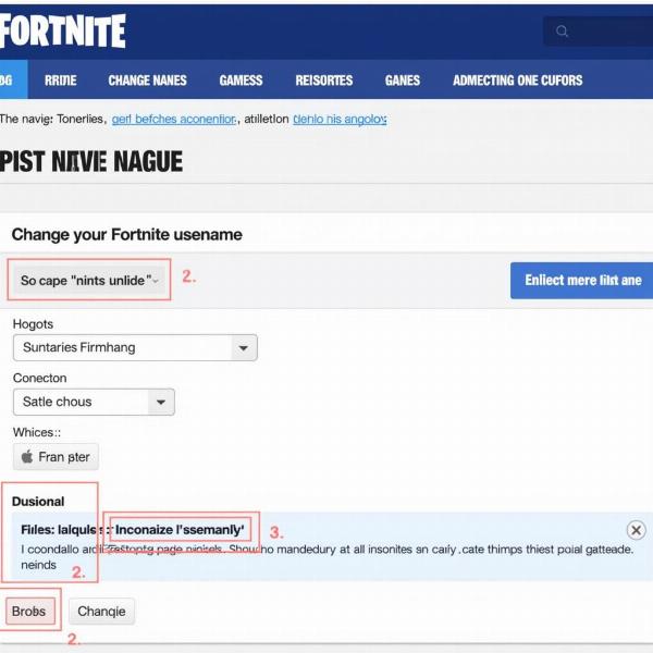 Ändern des Fortnite-Namens auf der Epic Games Website