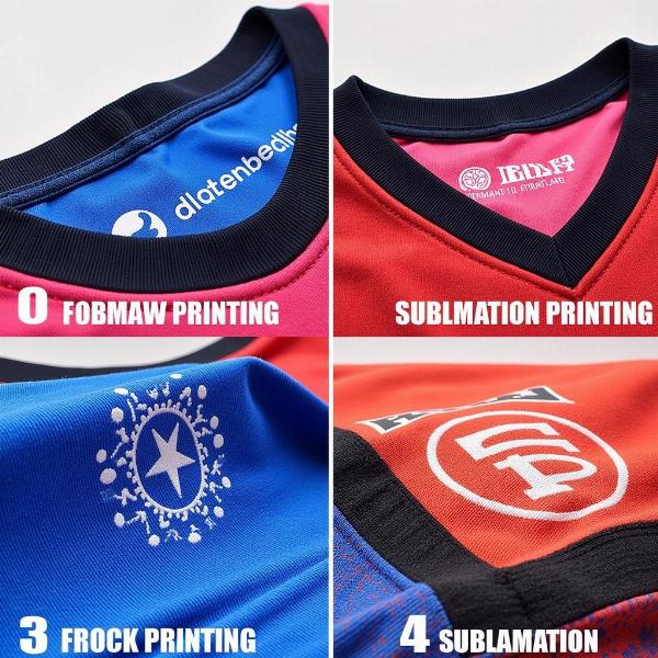 Handball Trikot Kinder mit Namen: Verschiedene Druckmethoden