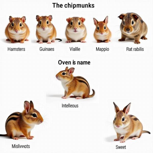 Haustier Namen Inspiration: Chipmunks