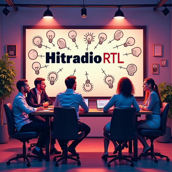 Brainstorming-Session für den Namen der Hitradio RTL Sendung