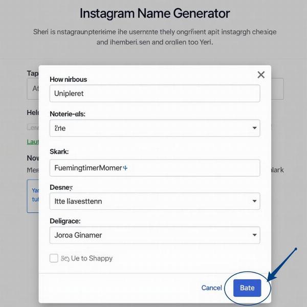 Instagram Namen Generator Funktion