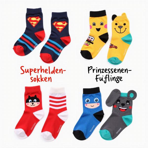 Personalisierte Socken Namen für Kinder