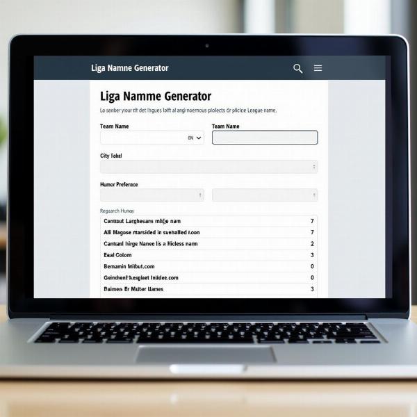 Liga Namen Generator Online: Tipps und Tricks