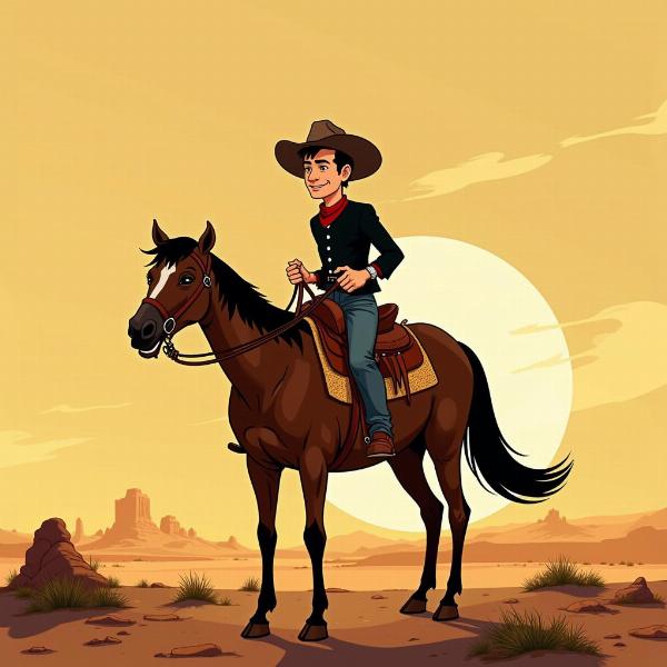 Lucky Luke und Jolly Jumper: Ein ikonisches Duo des Wilden Westens