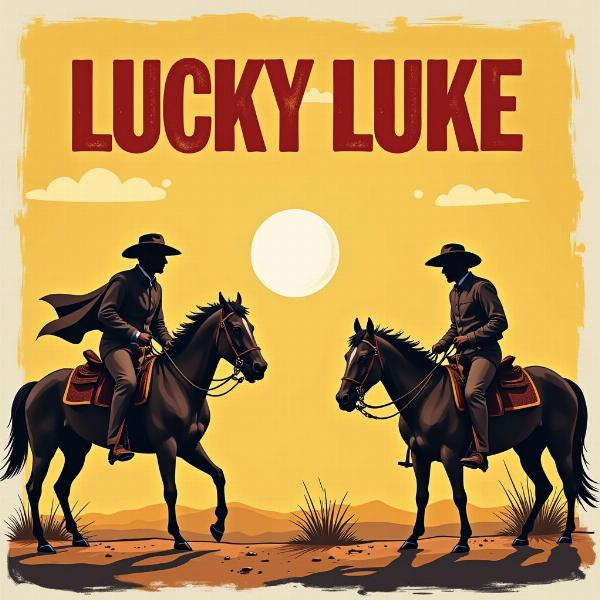 Lucky Luke vs Dalton tên