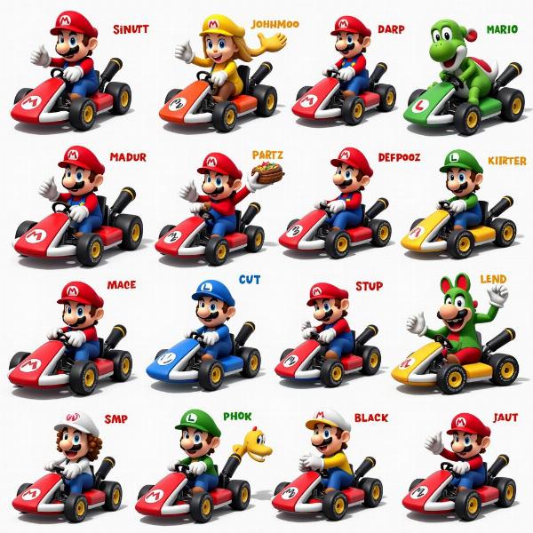 Branding durch Namen im Mario Kart