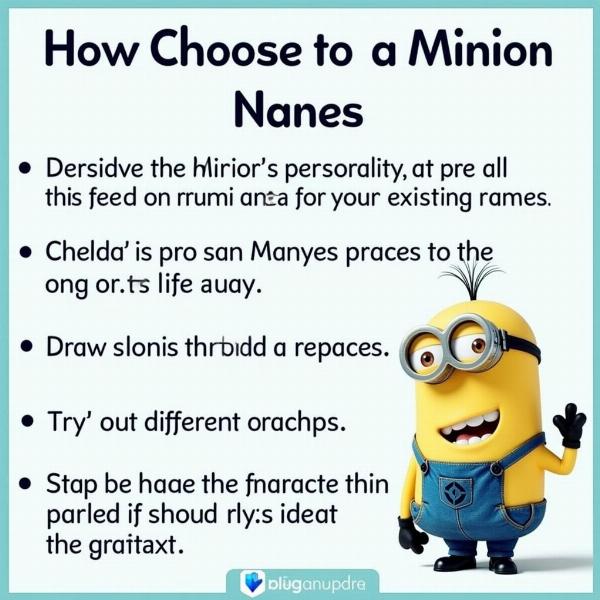 Tipps zur Auswahl von Minion Namen