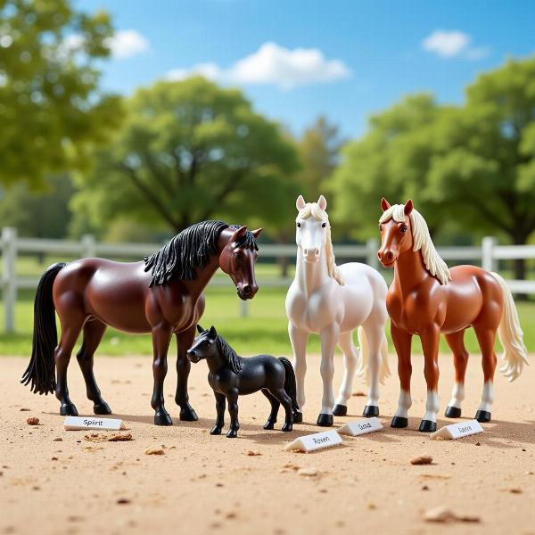 Moderne Namen für Schleich Pferde