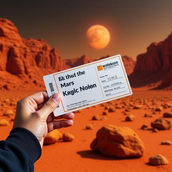 Namen auf Mars Mission