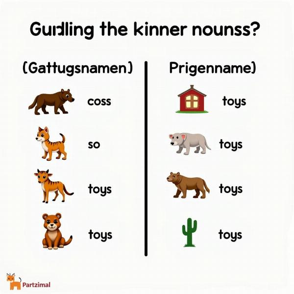 Unterschied zwischen Namen und Nomen in der Grundschule