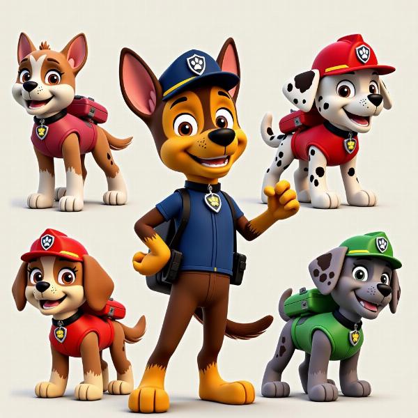 Paw Patrol Team im Einsatz