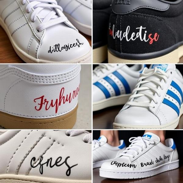 Personalisierte Adidas Schuhe: Beispiele für individuelle Designs und Schriftzüge