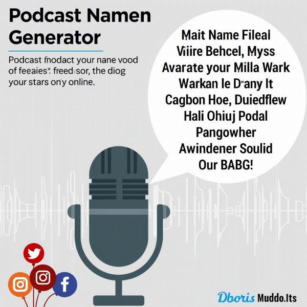 Podcast Namen Generator: Công cụ sáng tạo tên podcast độc đáo