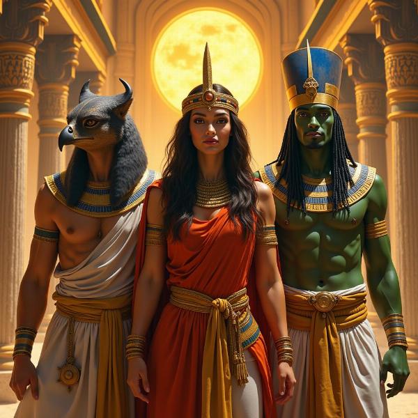 Ra, Isis und Osiris