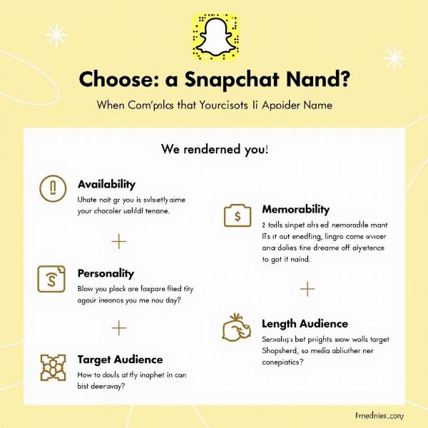 Tipps für Snap Namen