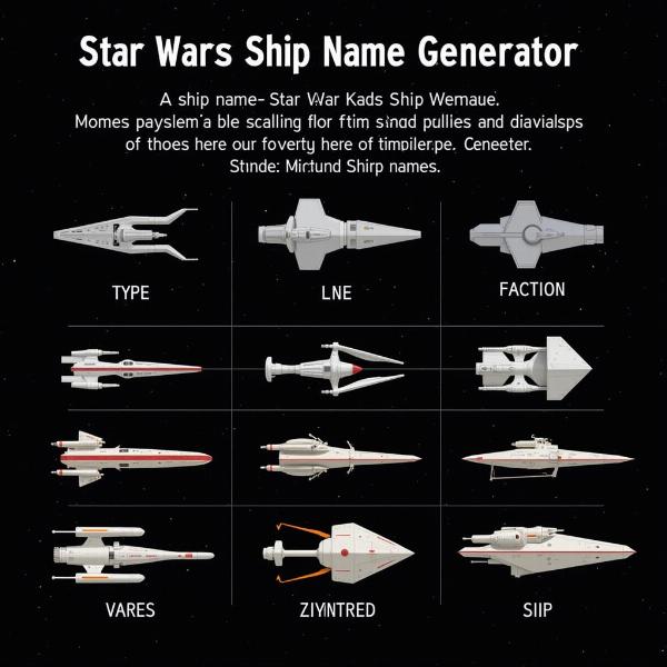 Star Wars Schiffe Namen Generator