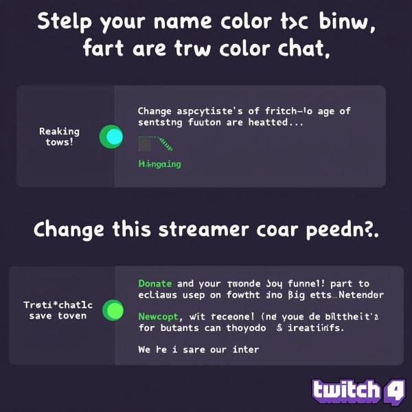 Ändern der Twitch-Namensfarbe mit Bits