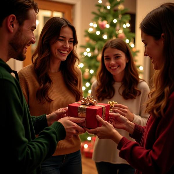 Wichteln mit Namen in der Weihnachtszeit