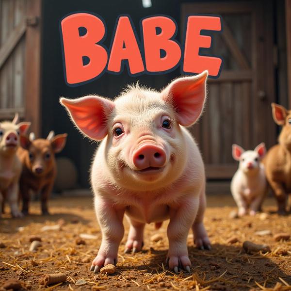 Babe: Ein Schweinchen mit einem großen Namen - Die Bedeutung hinter dem Namen Babe und seine Wirkung im Film "Ein Schweinchen namens Babe".