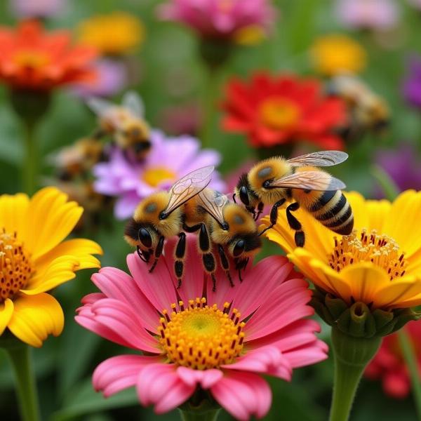 Bienen im Garten