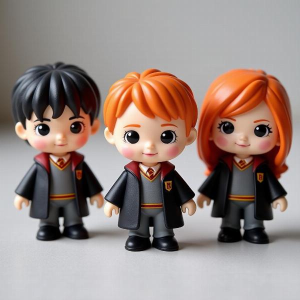 Hình các nhân vật chính trong Harry Potter từ trứng Kinder