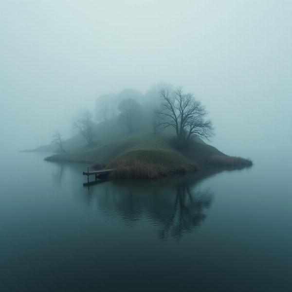 Mystische Inselnamen im Nebel