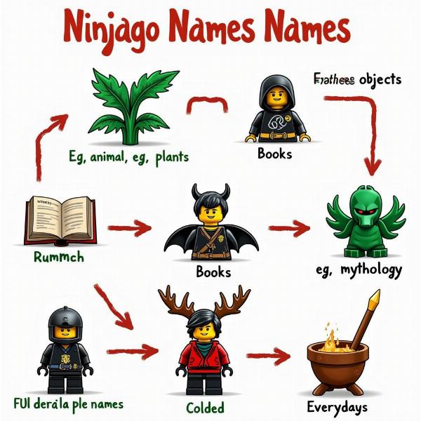 Inspiration für Ninjago Figuren Namen