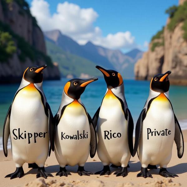 Pinguine aus Madagascar: Namensinspiration