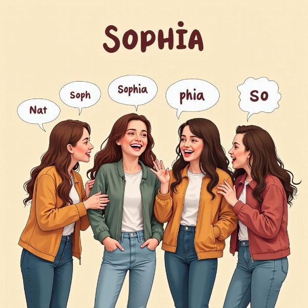 Beliebte Spitznamen für Sophia