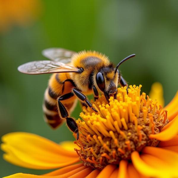 Bienen Namen: Honigbiene sammelt Nektar