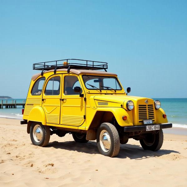 Citroën Méhari Oldtimer am Strand