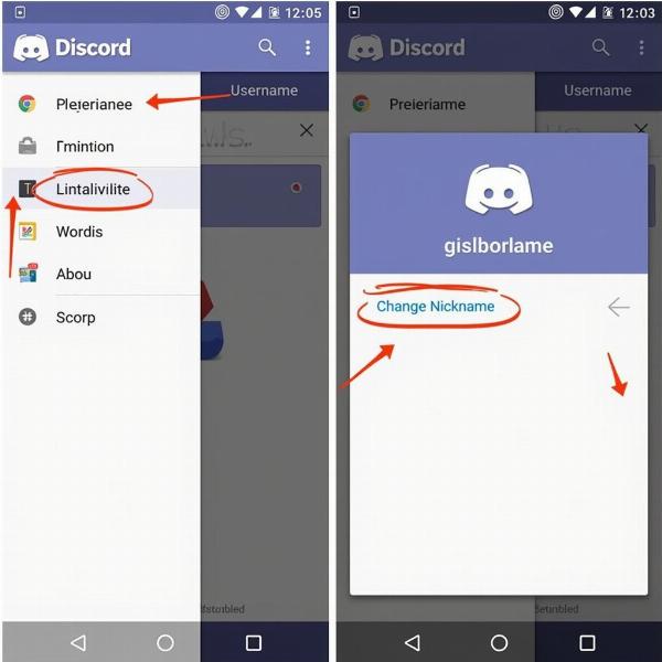 Ändern des Discord-Namens auf dem Mobilgerät