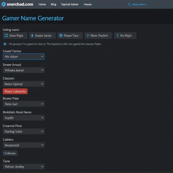 Gamer Namen Generator