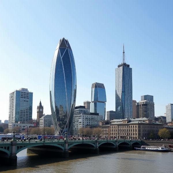 The Gherkin und Walkie Talkie: Londoner Wolkenkratzer mit prägnanten Spitznamen.