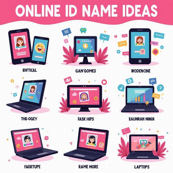 Inspiration für Online ID Namen für Mädchen